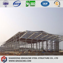 Construcción de acero para estructura de planta industrial